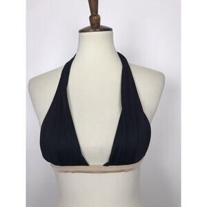 Cali Dreaming Bikini Top Colorblock Pleated Triangle Swimwear